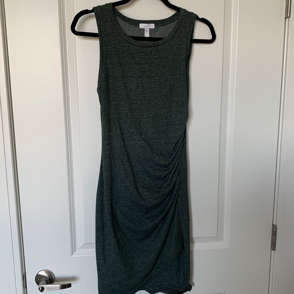 Leith ruched body-con tank dress
